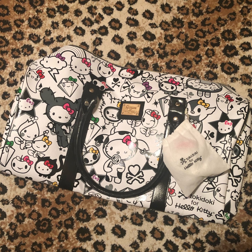 Rare Tokidoki Hello Kitty Weekender bag brand new